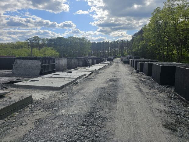 Zbiorniki betonowe różnych pojemności z atestem PZH  w Jedwabnem